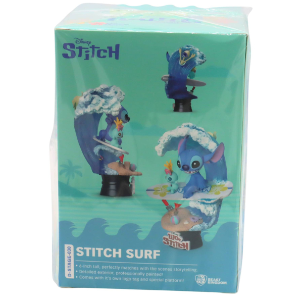 Disney Summer Series D-Stage PVC Diorama Surfer Stitch 15 cm
